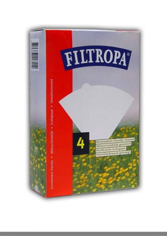 Filtropa White Coffee Filter Papers Size 4 (100)