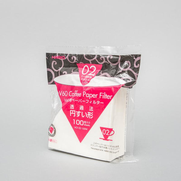 Hario V60 02 Filter Papers - 100 Pack